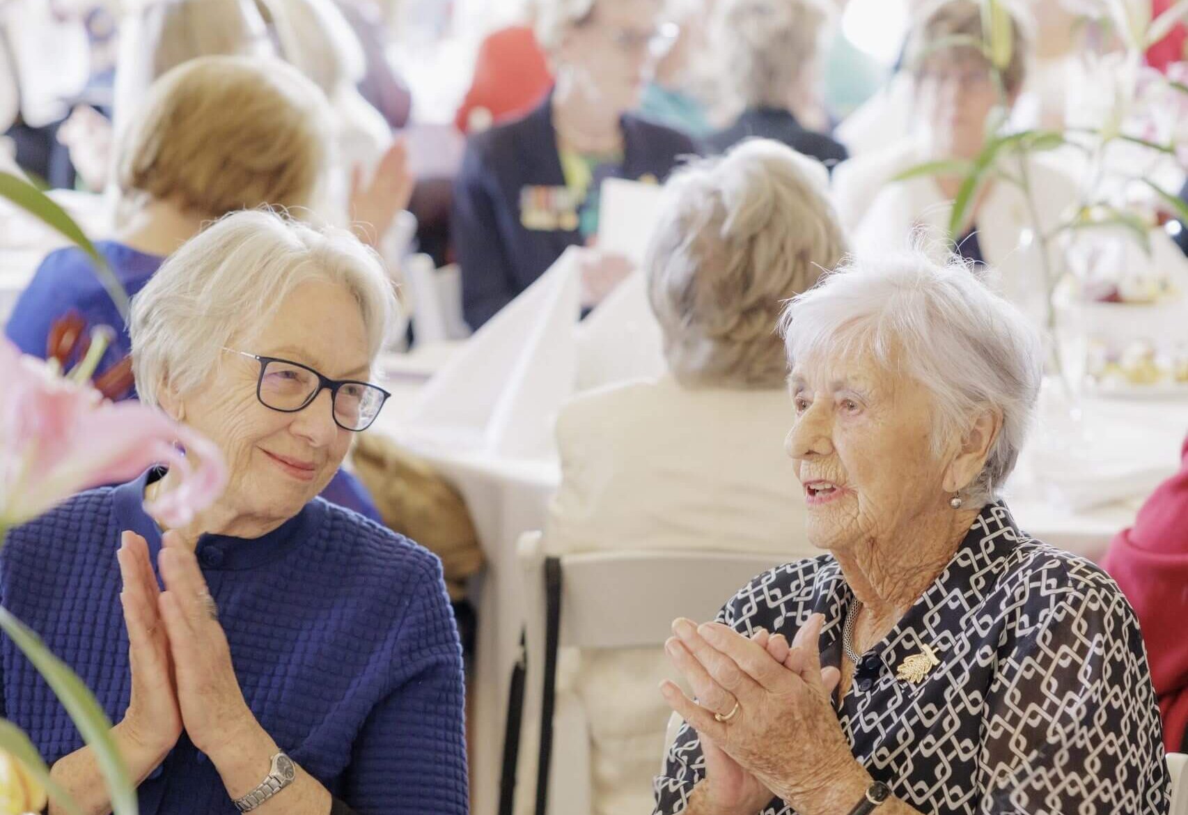 War widows connecting on War Widows Day commemoration