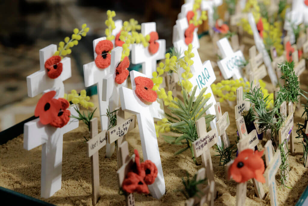 ANZAC Field of Remembrance 2025, Anzac Day ceremony for war widows, families of veterans
