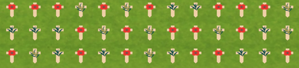 ANZAC Virtual Field of Remembrance. Lay a tribute for your loved one, for war widows, defence and veteran families.