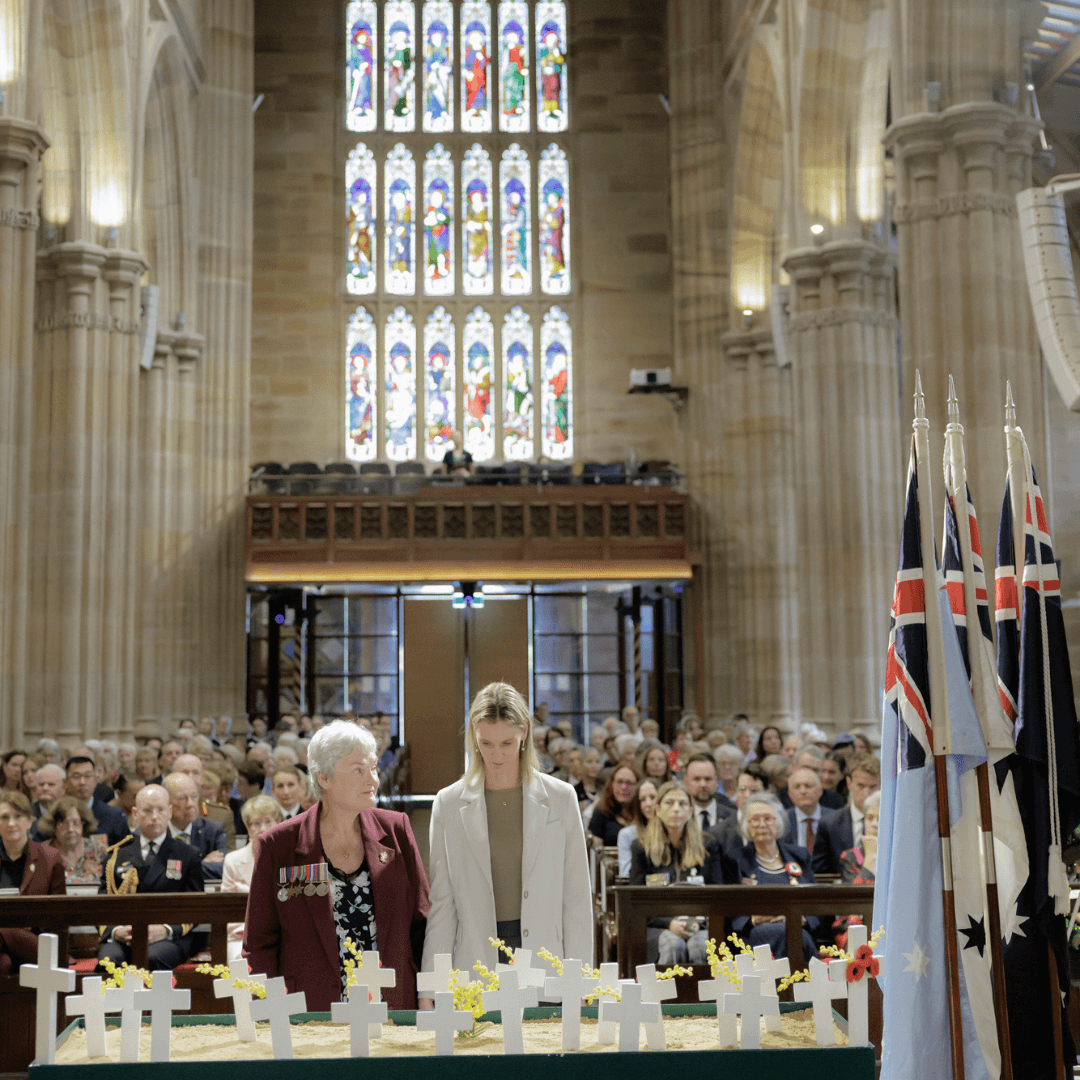 ANZAC Field of Remembrance 2025, Anzac Day ceremony for war widows, families of veterans