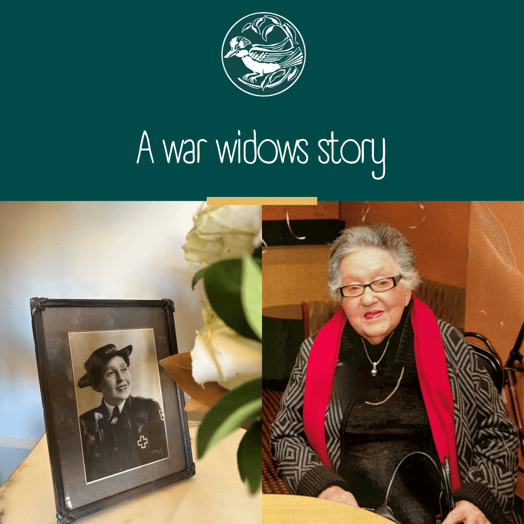 A war widows story: Elizabeth W, a war widow in her 100's volunteering and helping war widows. Read her story