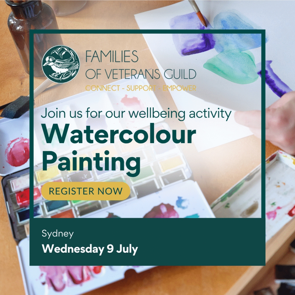 Watercolour painting for Sydney veteran families
