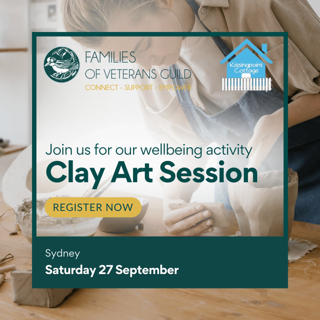 Clay workshop for Sydney veteran families