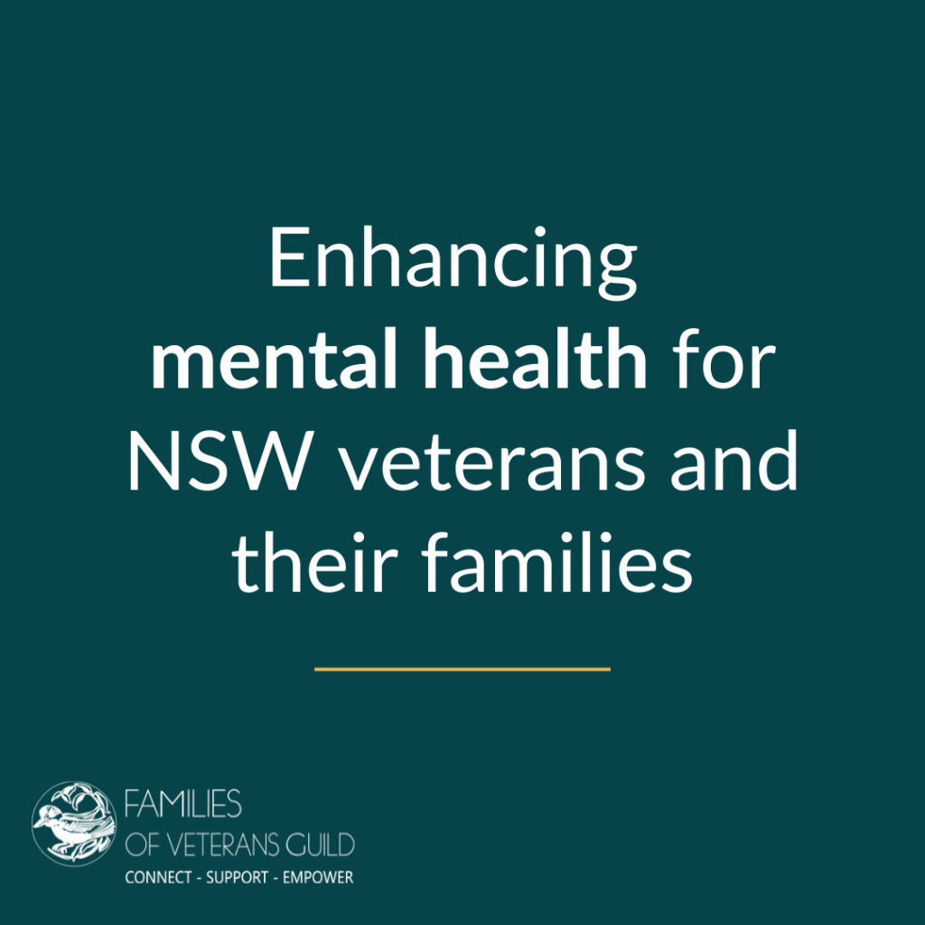 Enhancing mental health for NSW veterans and their families