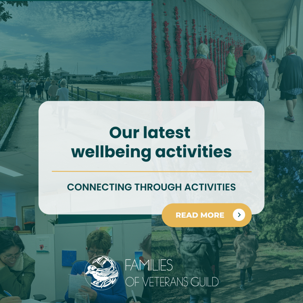 Our latest wellbeing activities for war widows and veteran families
