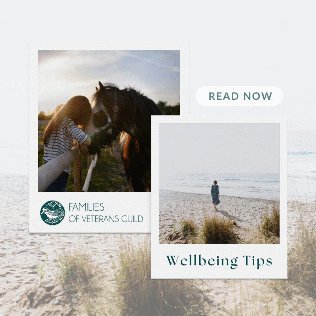 October Wellbeing Tips for war widows, defence and veteran families