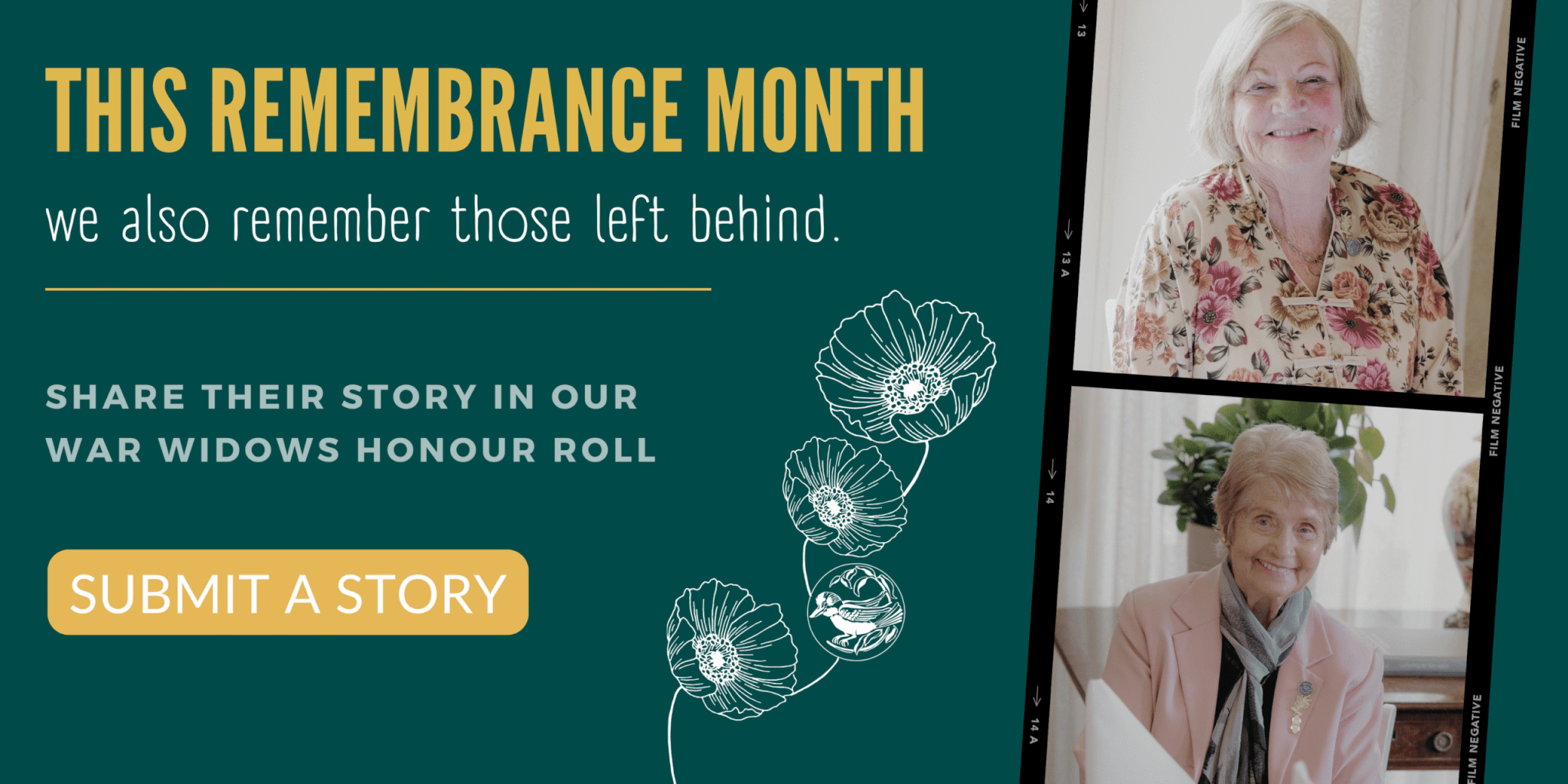 Remembrance month Website Banner Remembrance month Website Banner