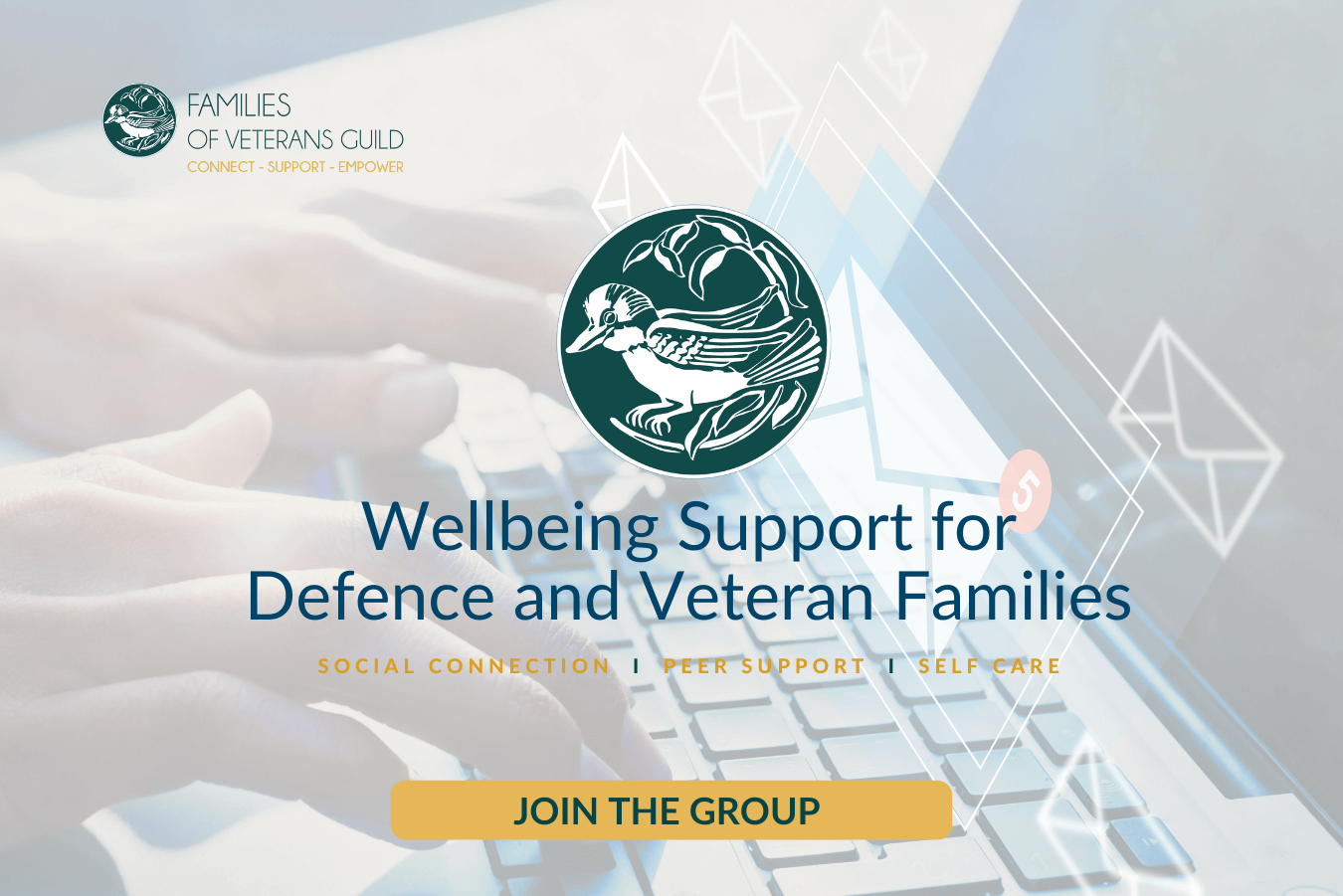 Wellbeing Support for Defence and Veteran families. Wellbeing Facebook group. News for war widows, defence and veteran families