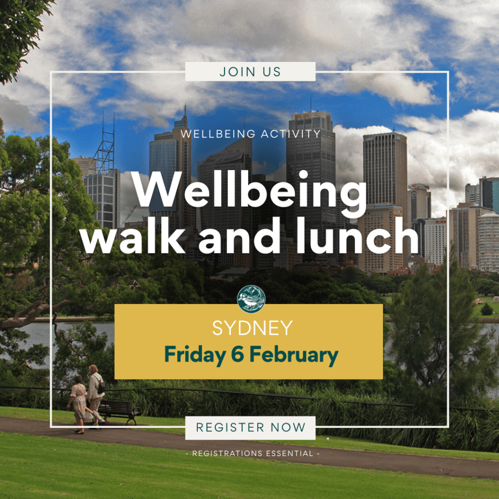 Wellbeing walk and lunch in Sydney for widows, defence and veteran families