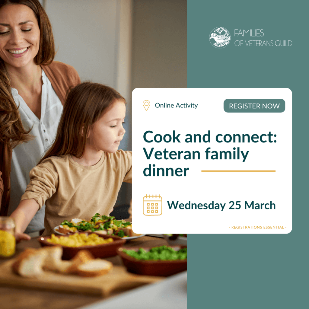 Cook & connect: veteran family dinner online