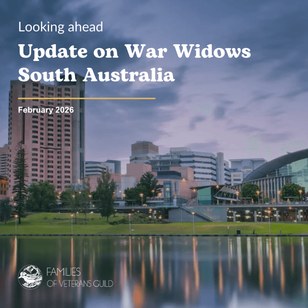 Expanding war widows services into South Australia, supporting wellbeing, connection and accommodation while honouring long‑standing partnerships and legacy.