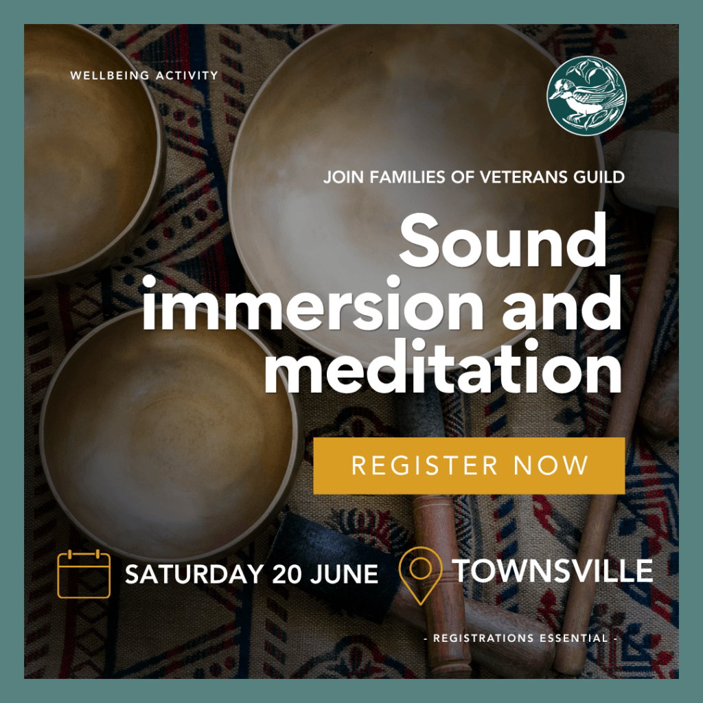 Sound immersion and meditation for Townsville veteran families