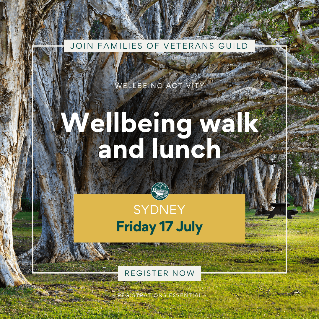 Wellbeing walk and lunch Friday 17 July - Register now