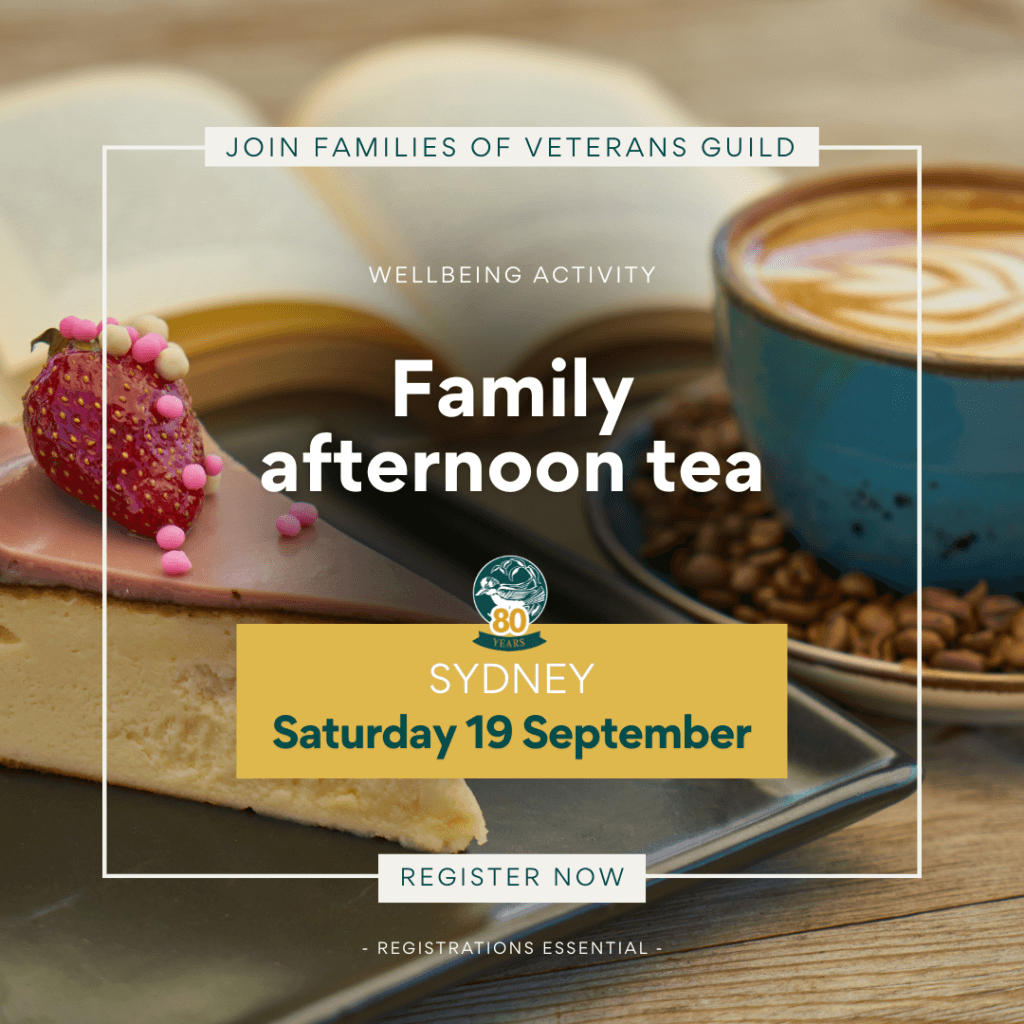 Afternoon tea for Sydney veteran families