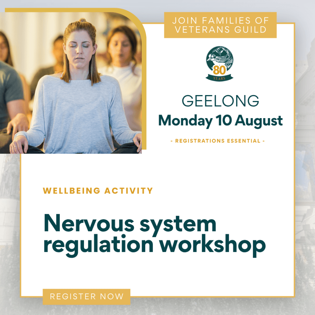 Nervous system regulation for veteran families