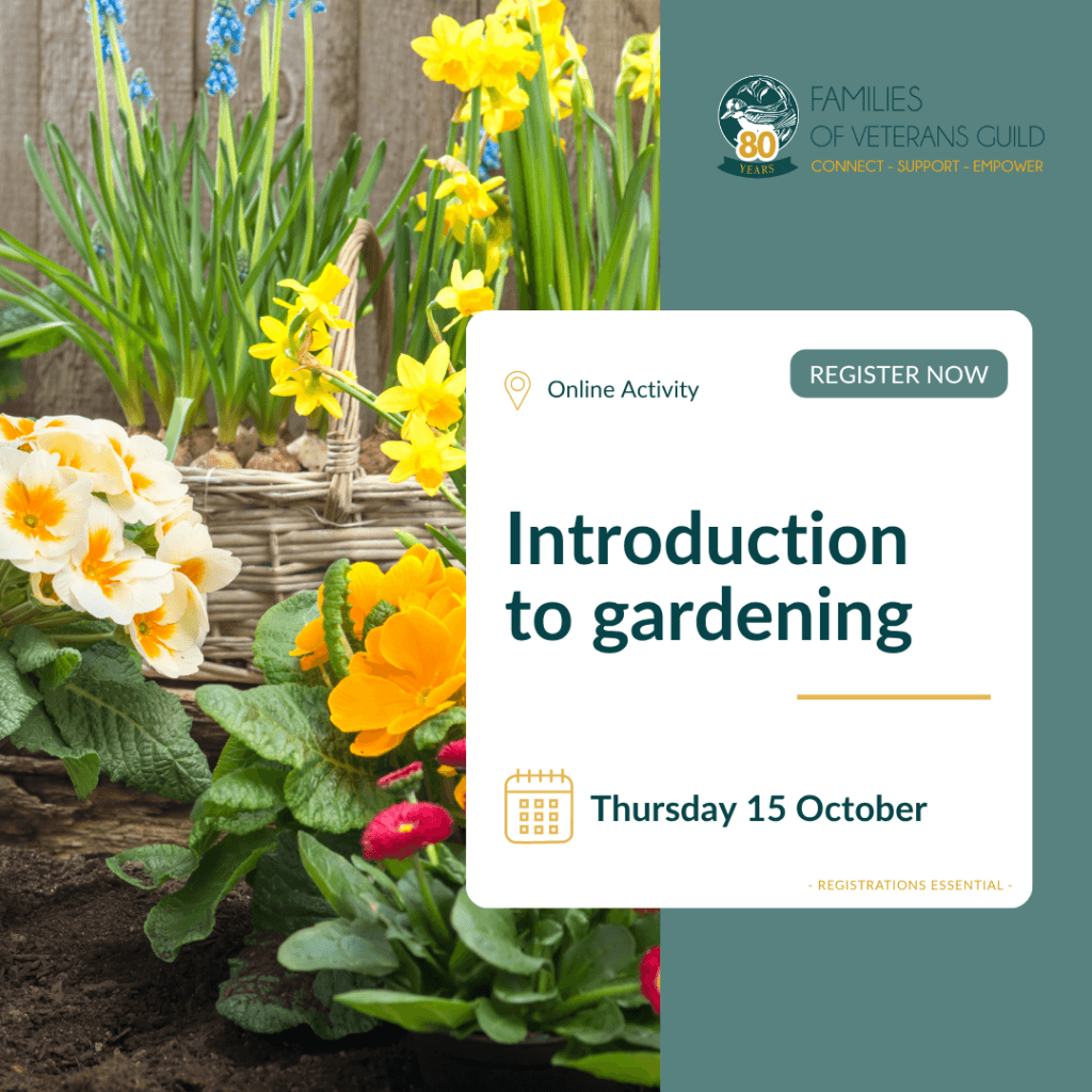 Introduction to gardening online for veteran families