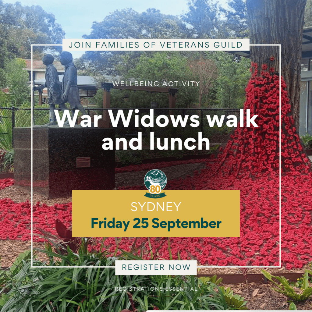 War widows walk and lunch Sydney