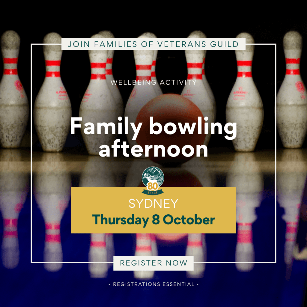 Bowling afternoon for Sydney veteran families