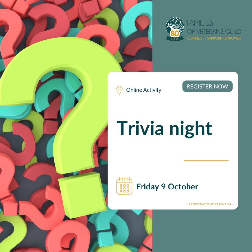 Trivia night for veteran families