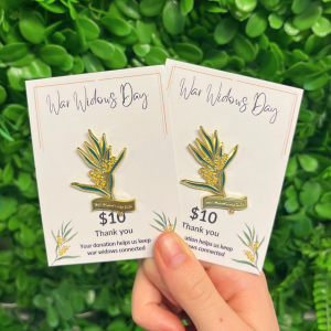 War Widows Day 2026 pin - 80th Anniversary Edition