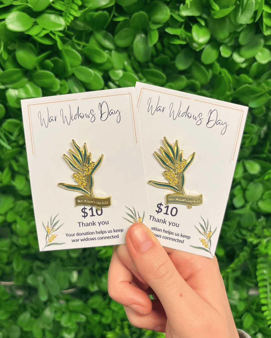 War Widows Day 2026 pin - 80th Anniversary Edition