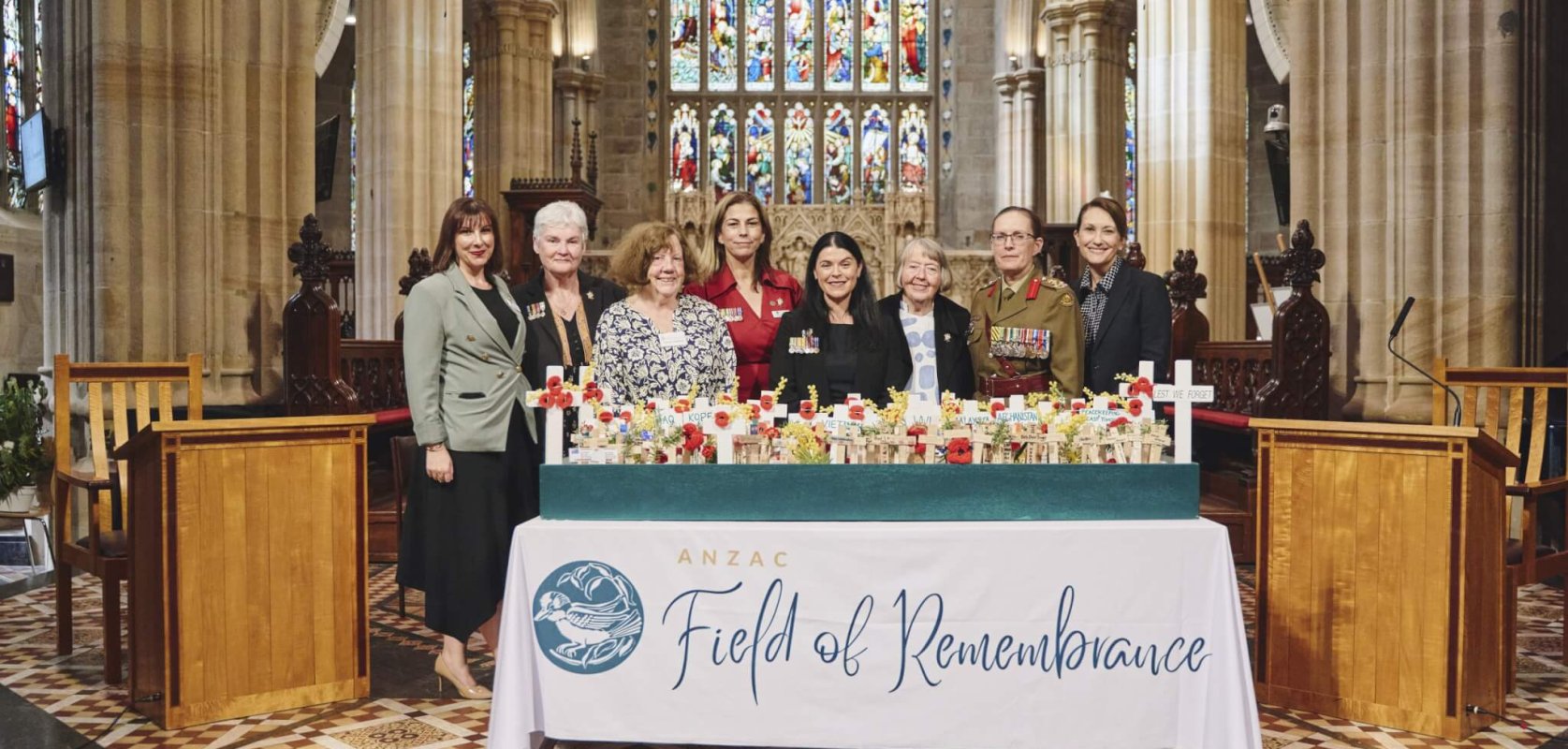ANZAC Field of Remembrance 2026. Families of Veterans Guild Board.